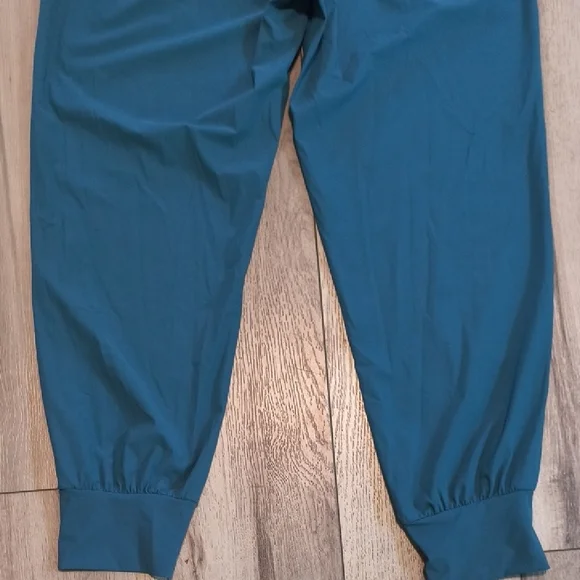 NWOT HALARA Blue High-Waisted Track Pants - Picture 8 of 8